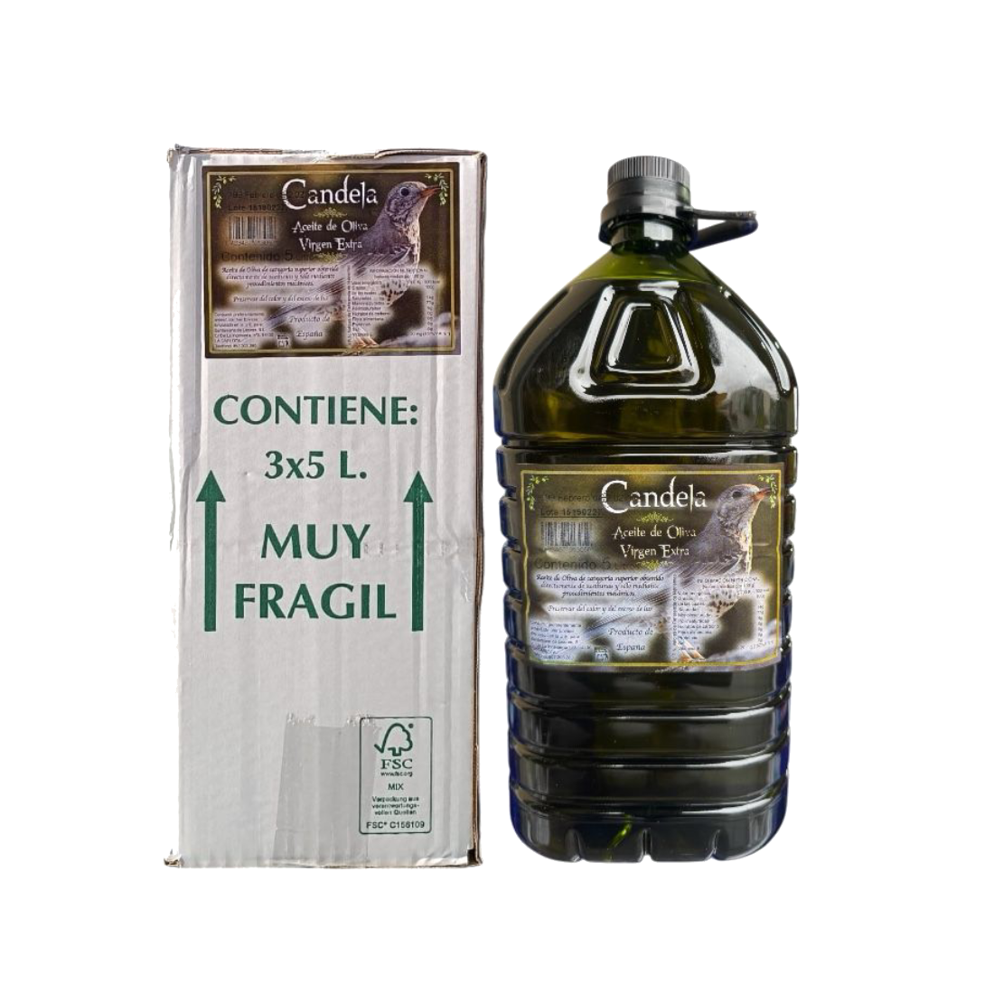 Aceite de Oliva Virgen Extra (AOVE) Candela