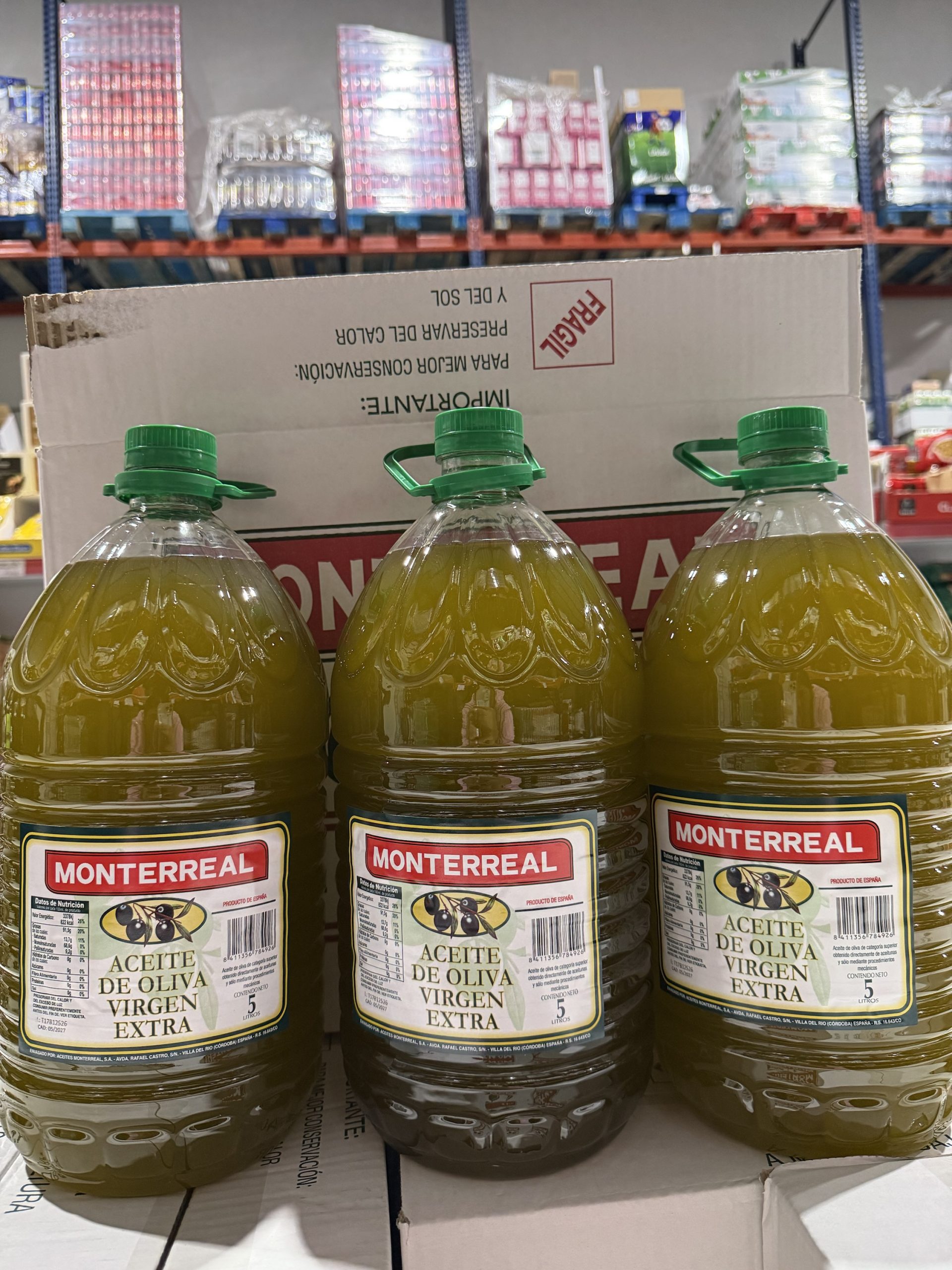 Aceite De Oliva Virgen Extra nueva cosecha (AOVE) sin filtrar Monterreal (Villa del Rio , Córdoba) cosecha 25/26